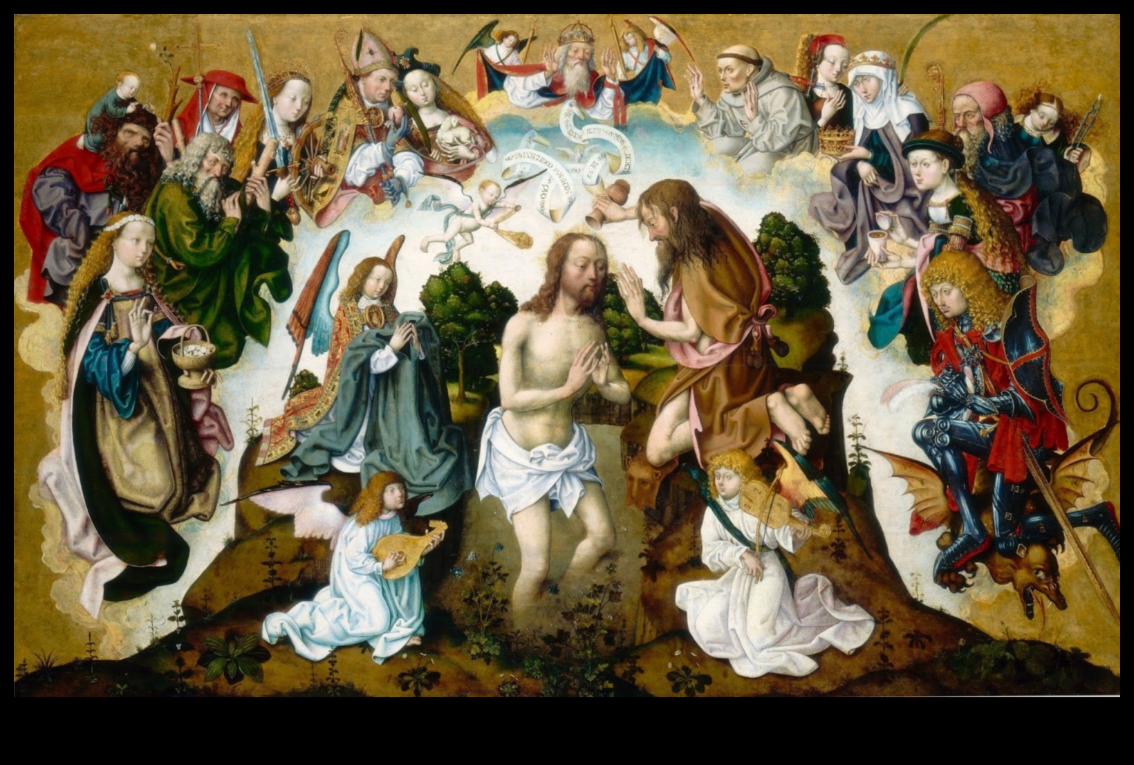 טבילה ביזנטית: תיאור סקרמנטים באמנות