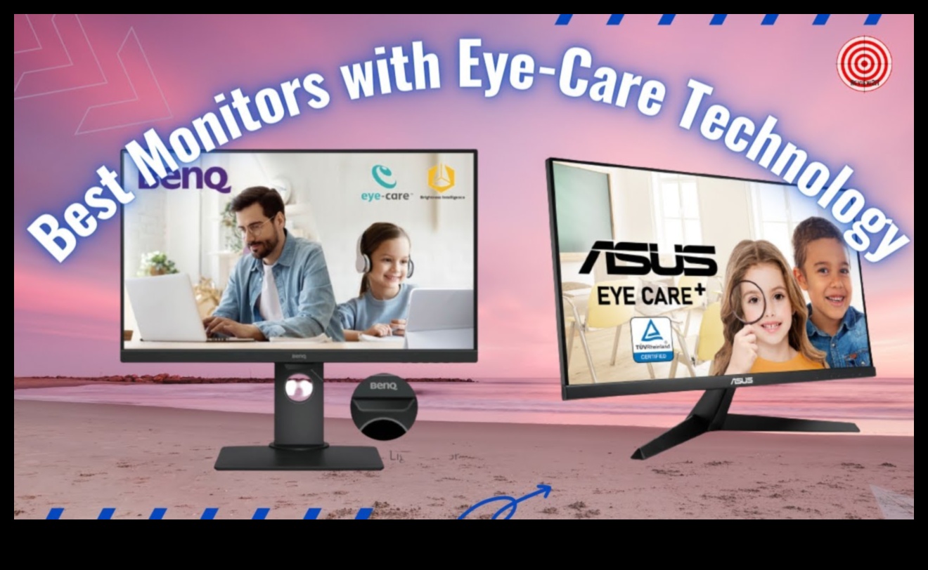 עיניים משחקיות: צגים עם טכנולוגיות טיפוח עיניים למשחק ממושך