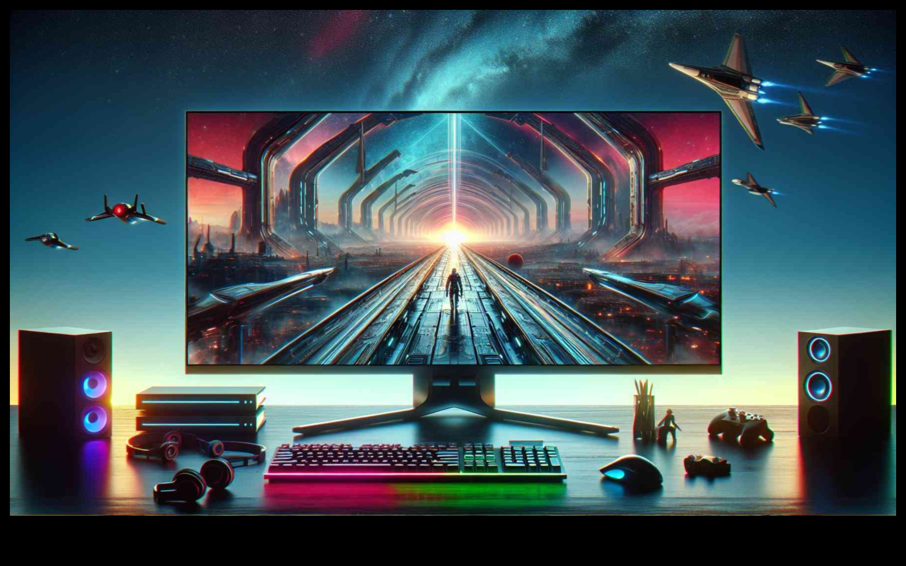 מסכי גיימינג מונעי בינה מלאכותית העתיד של הספורט האלקטרוני כבר כאן 1 שילוב AI: מסכים עם תכונות חכמות למשחקים חכמים